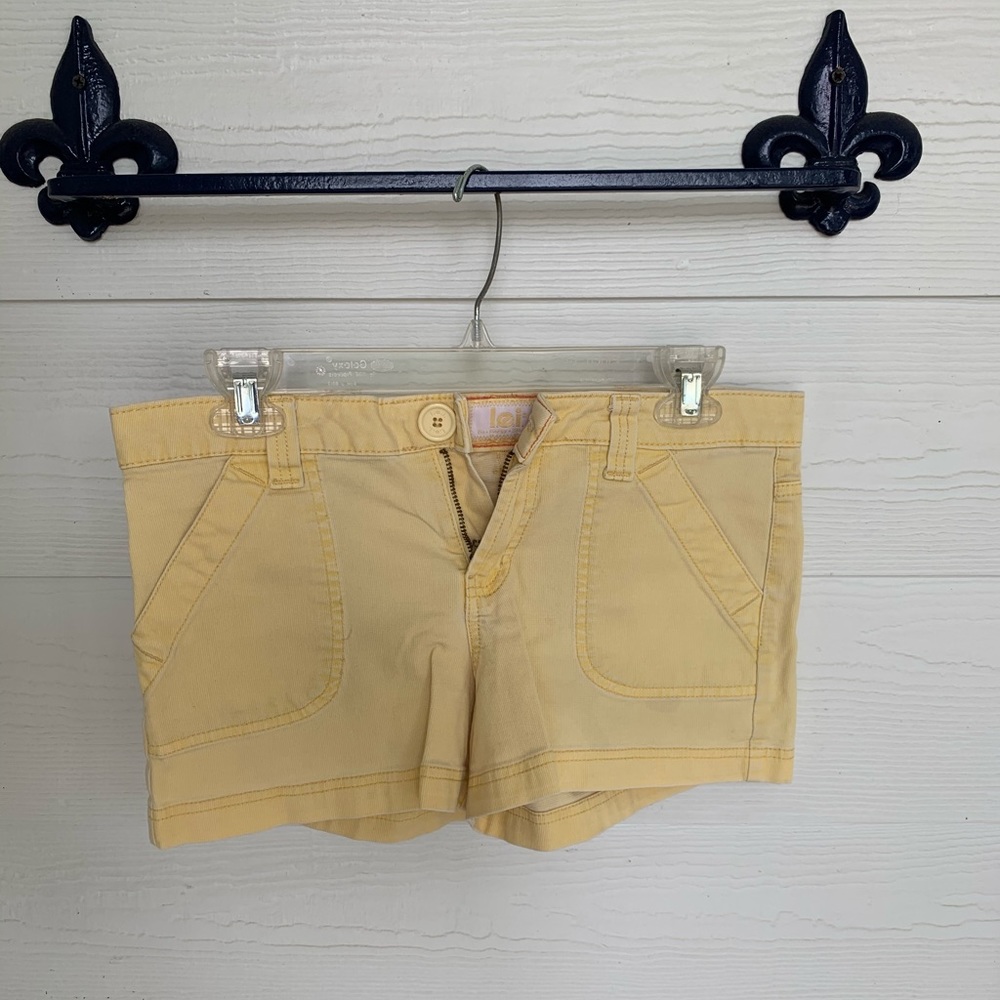 L.E.I Yellow Jean Shorts